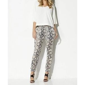 Bishop + Young Snake Print Joggers In S